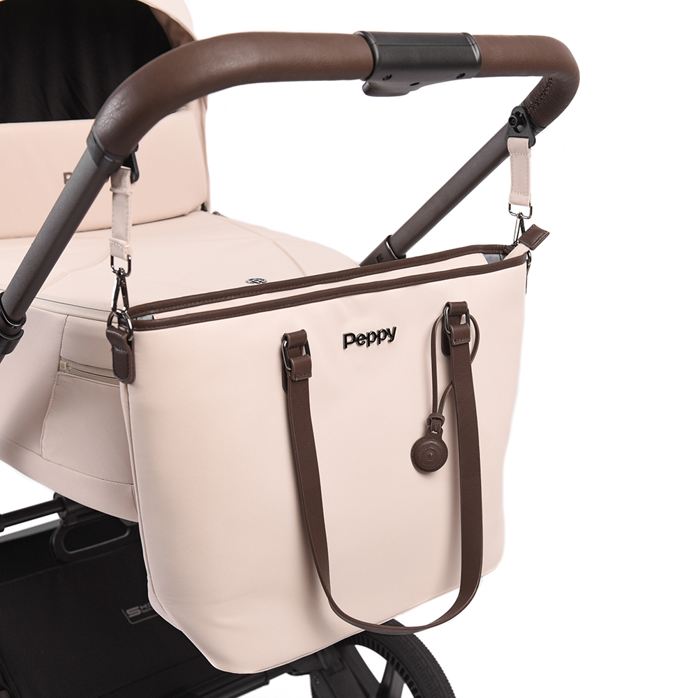 Коляска Peppy Monaco thermo 2 в 1 Beige (молочный) — изображение 25