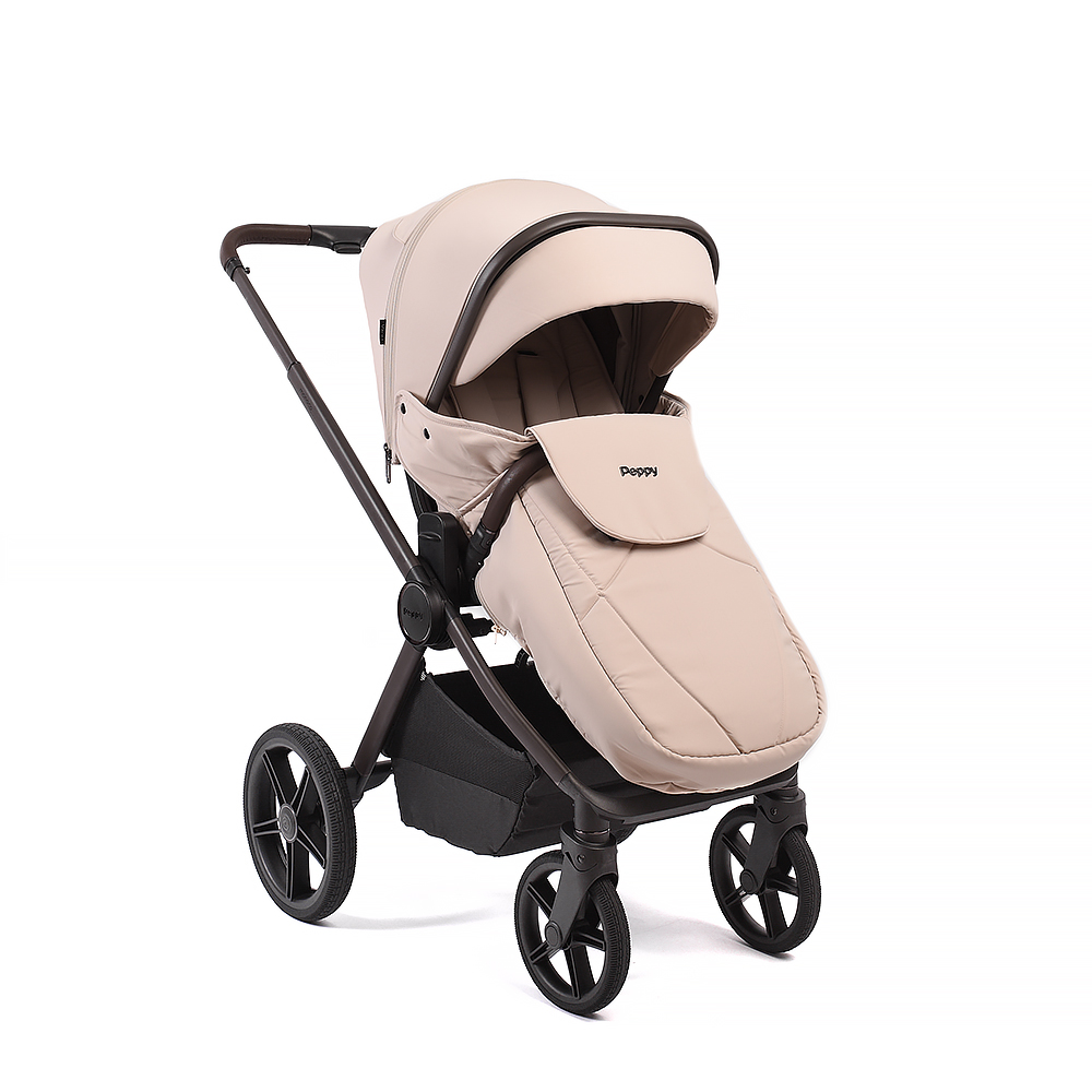 Коляска Peppy Monaco thermo 2 в 1 Beige (молочный) — изображение 18