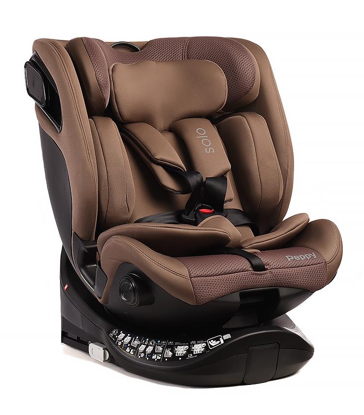 Автокресло Peppy Solo 0-36 I-Size 40-150 см Brown коричневый