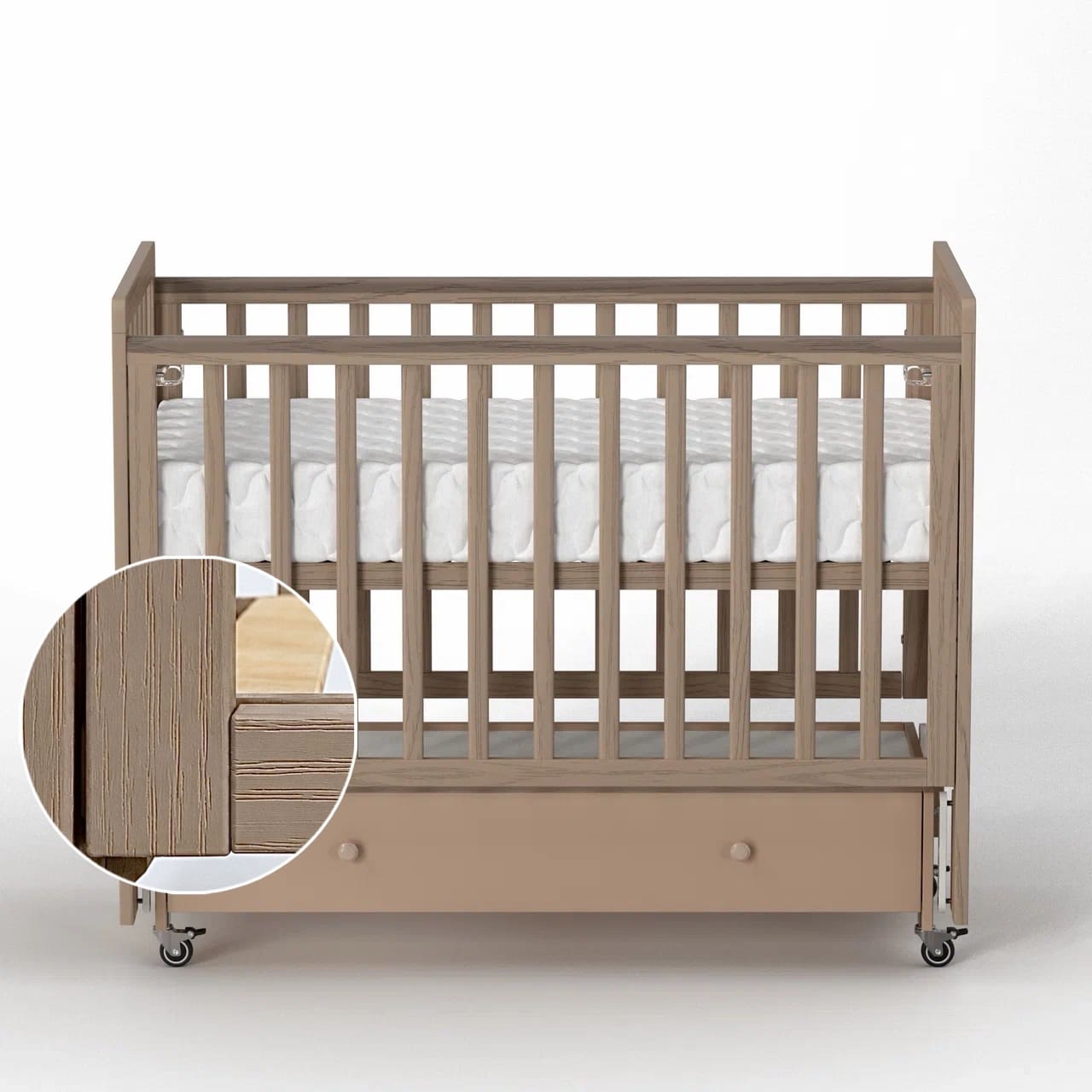 Кроватка Classic Sleep PREMIUM Капучино