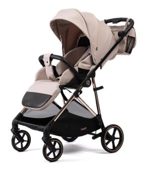 Прогулочная коляска Peppy Amici Beige бежевый, рама золото (LX)