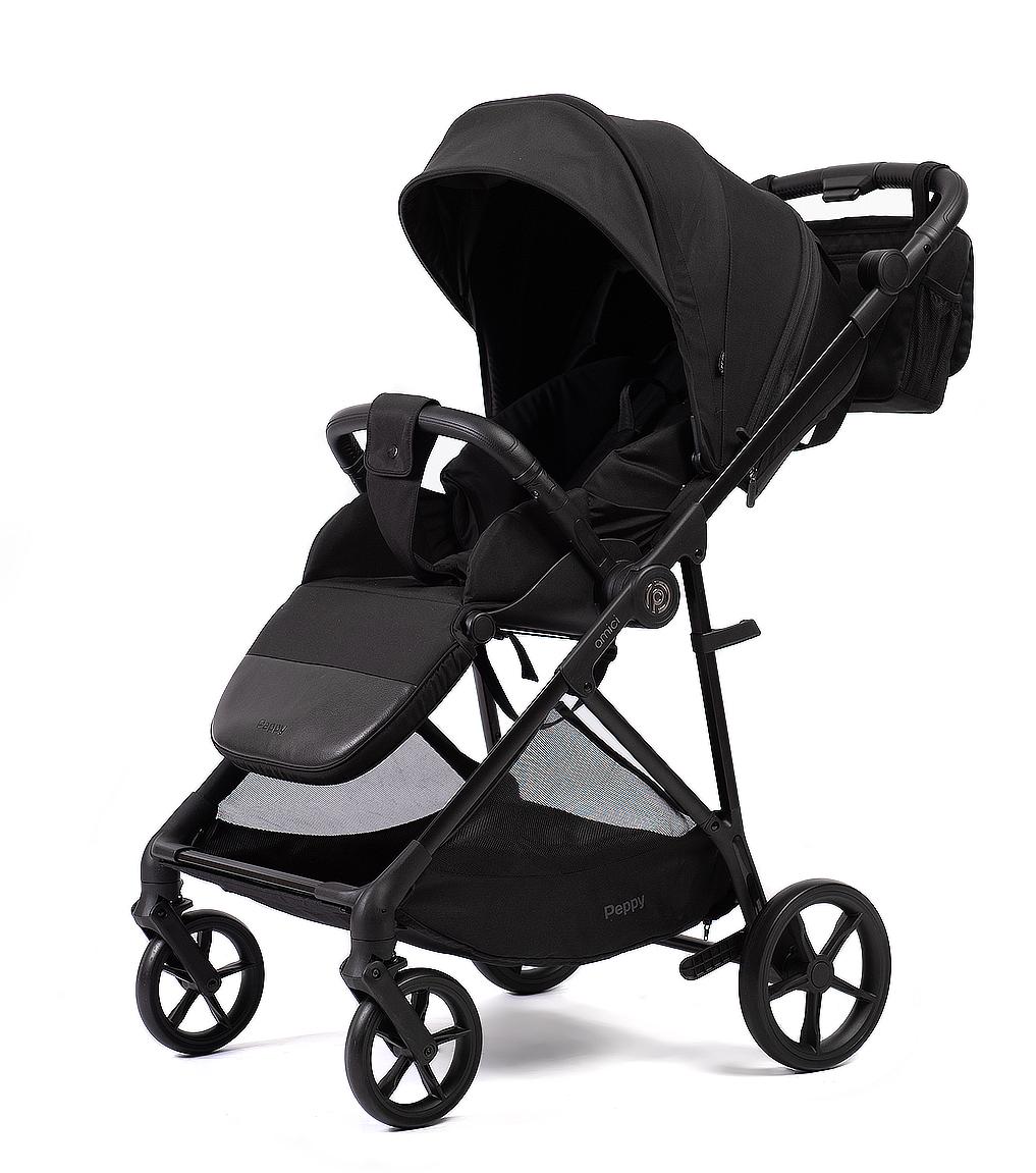 Прогулочная коляска Peppy Amici Black черный