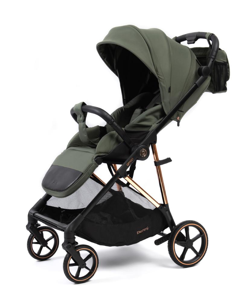 Прогулочная коляска Peppy Amici Green зеленый