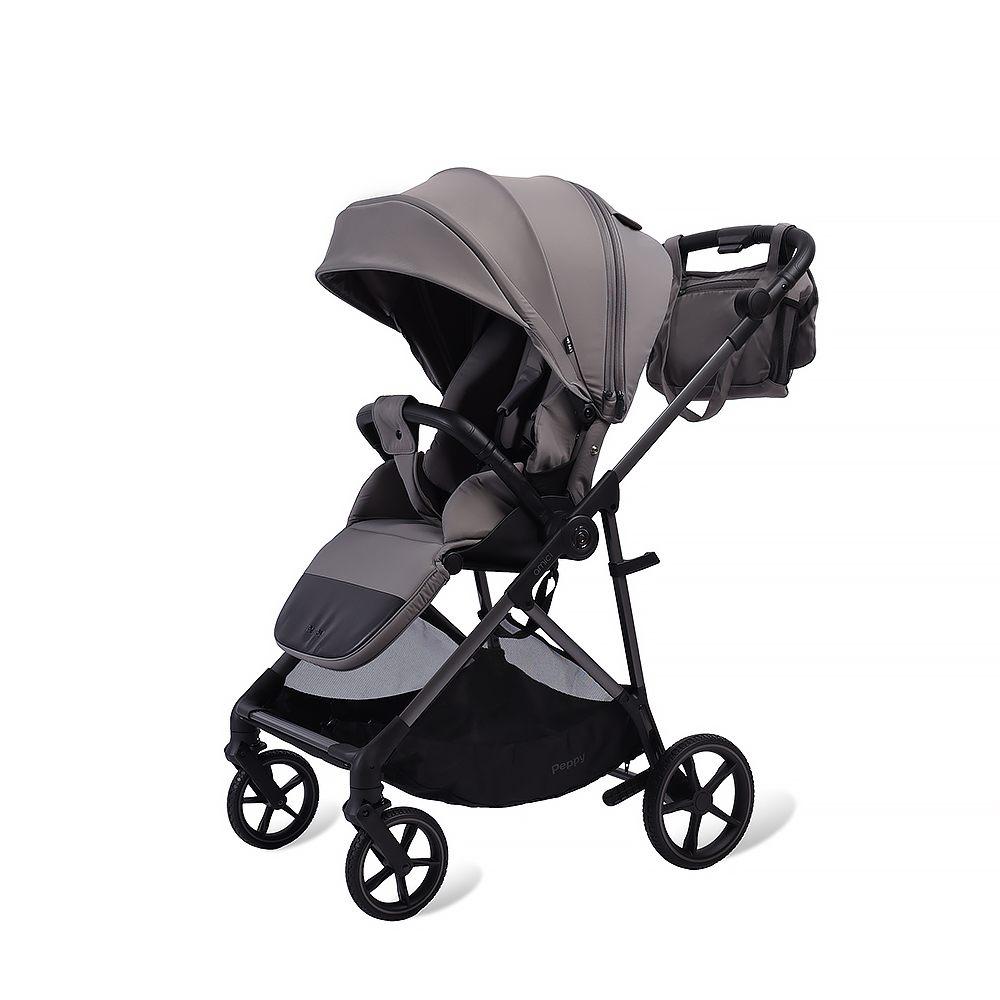 Прогулочная коляска Peppy Amici Grey серый — изображение 10