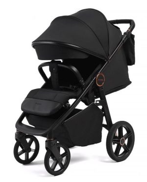 Прогулочная коляска Peppy Marco Rose black (черный/золотой)