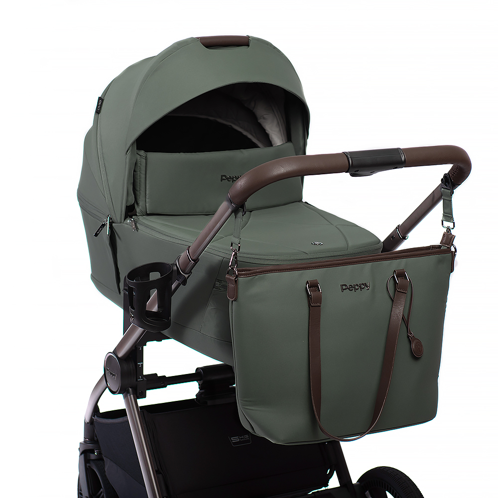 Коляска Peppy Monaco thermo 2 в 1 Green (зеленый) — изображение 9