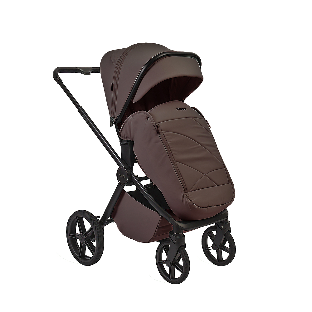 Коляска Peppy Monaco Plus 2 в 1 Brownie (коричневый) — изображение 4
