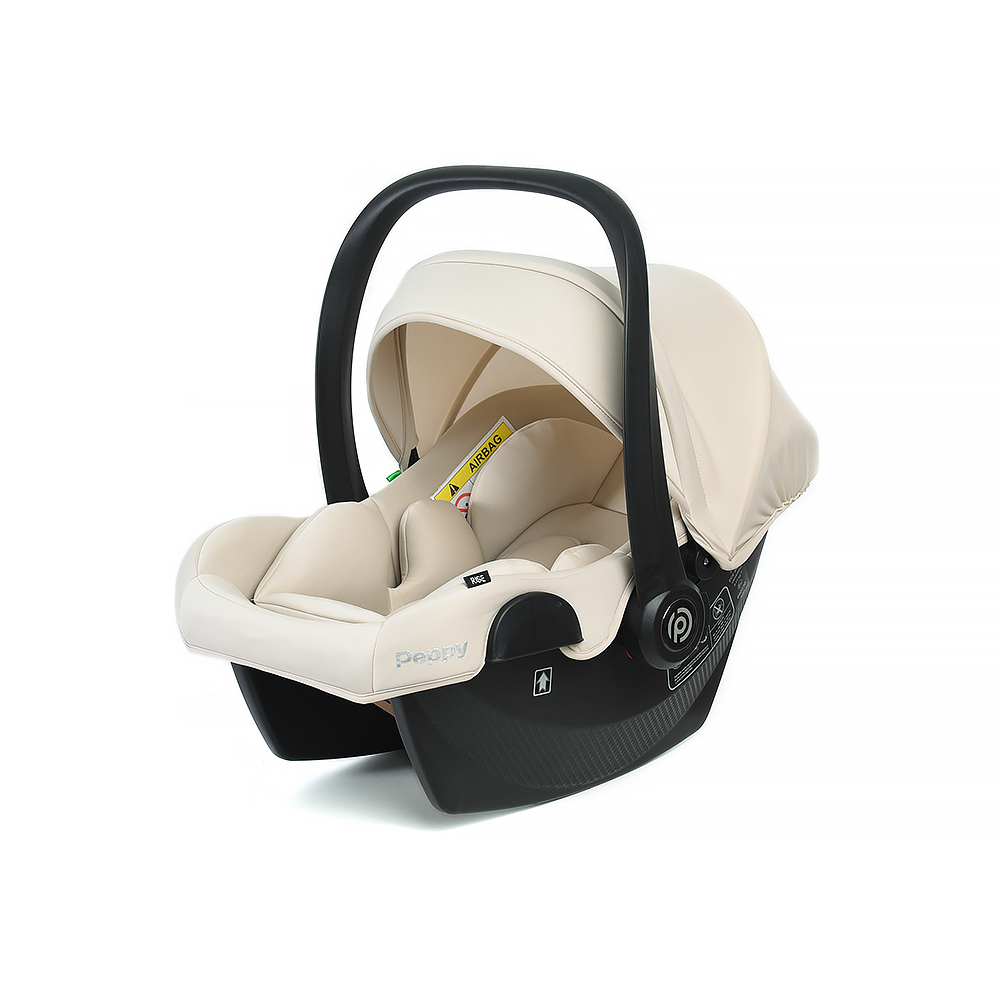 Автолюлька Peppy RIse (carbon) 40-87 см Beige (бежевый)