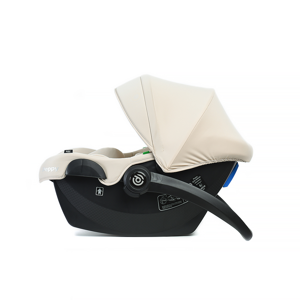 Автолюлька Peppy RIse (carbon) 40-87 см Beige (бежевый) — изображение 13