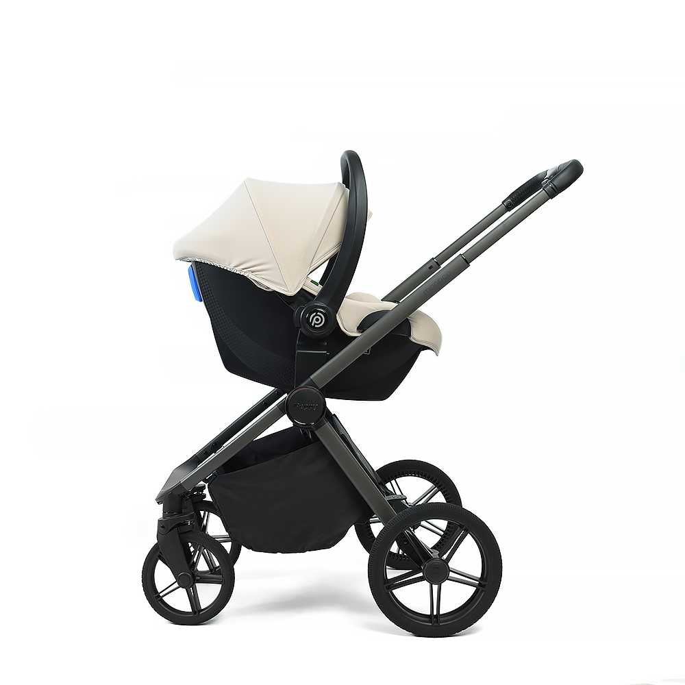 Автолюлька Peppy RIse (carbon) 40-87 см Beige (бежевый) — изображение 8