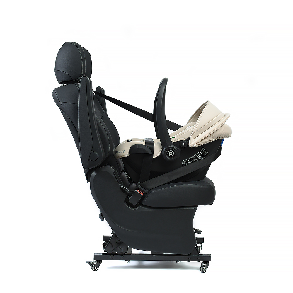 Автолюлька Peppy RIse (carbon) 40-87 см Beige (бежевый) — изображение 6