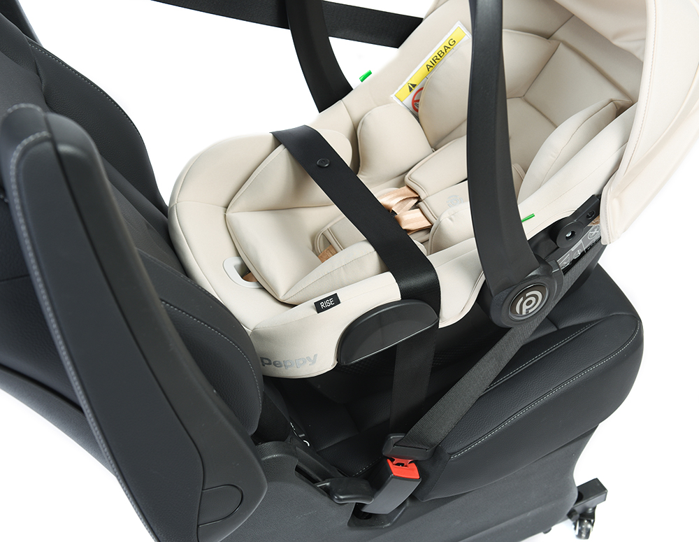 Автолюлька Peppy RIse (carbon) 40-87 см Beige (бежевый) — изображение 5