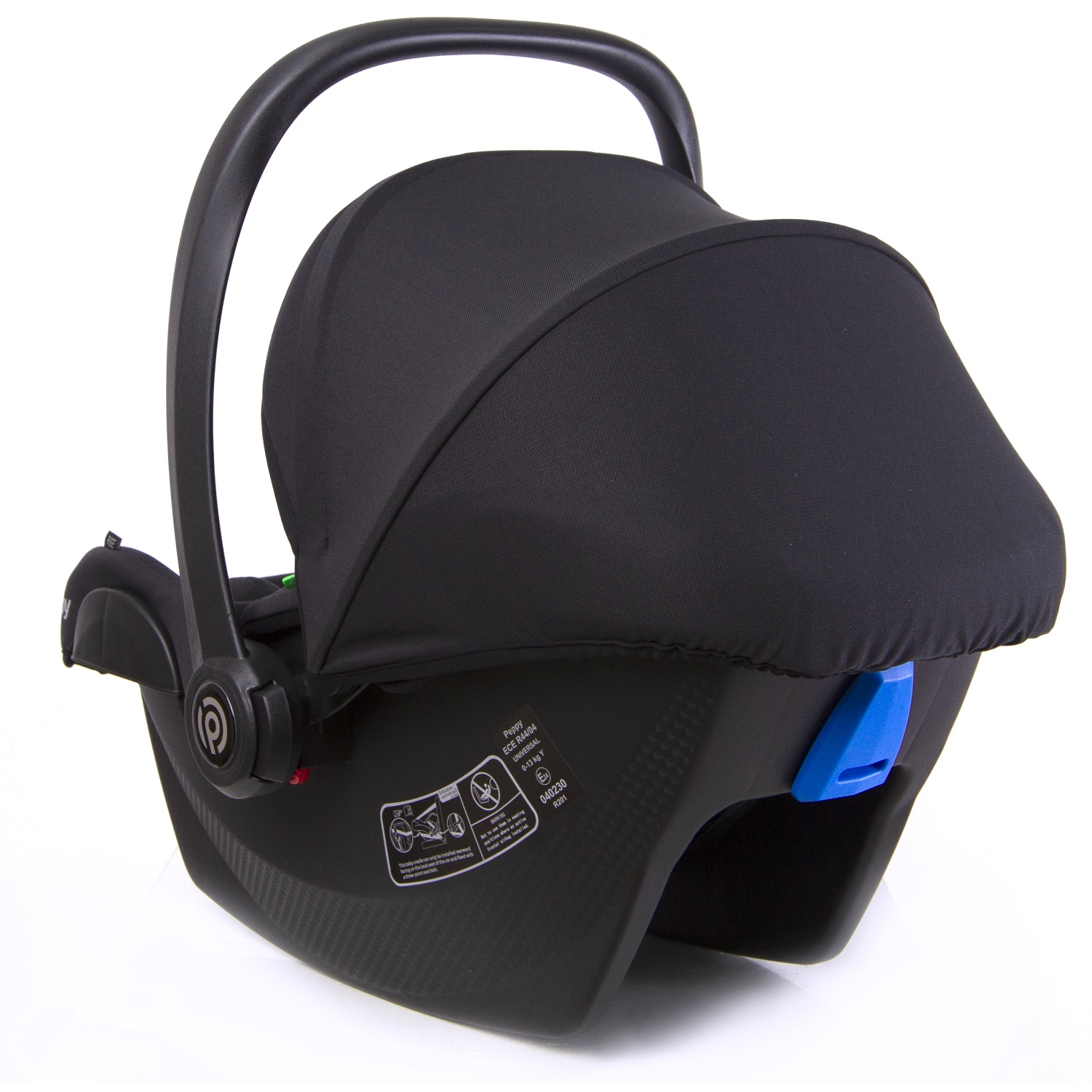 Автолюлька Peppy Rise (carbon) 40-87 см Black (черный) — изображение 15
