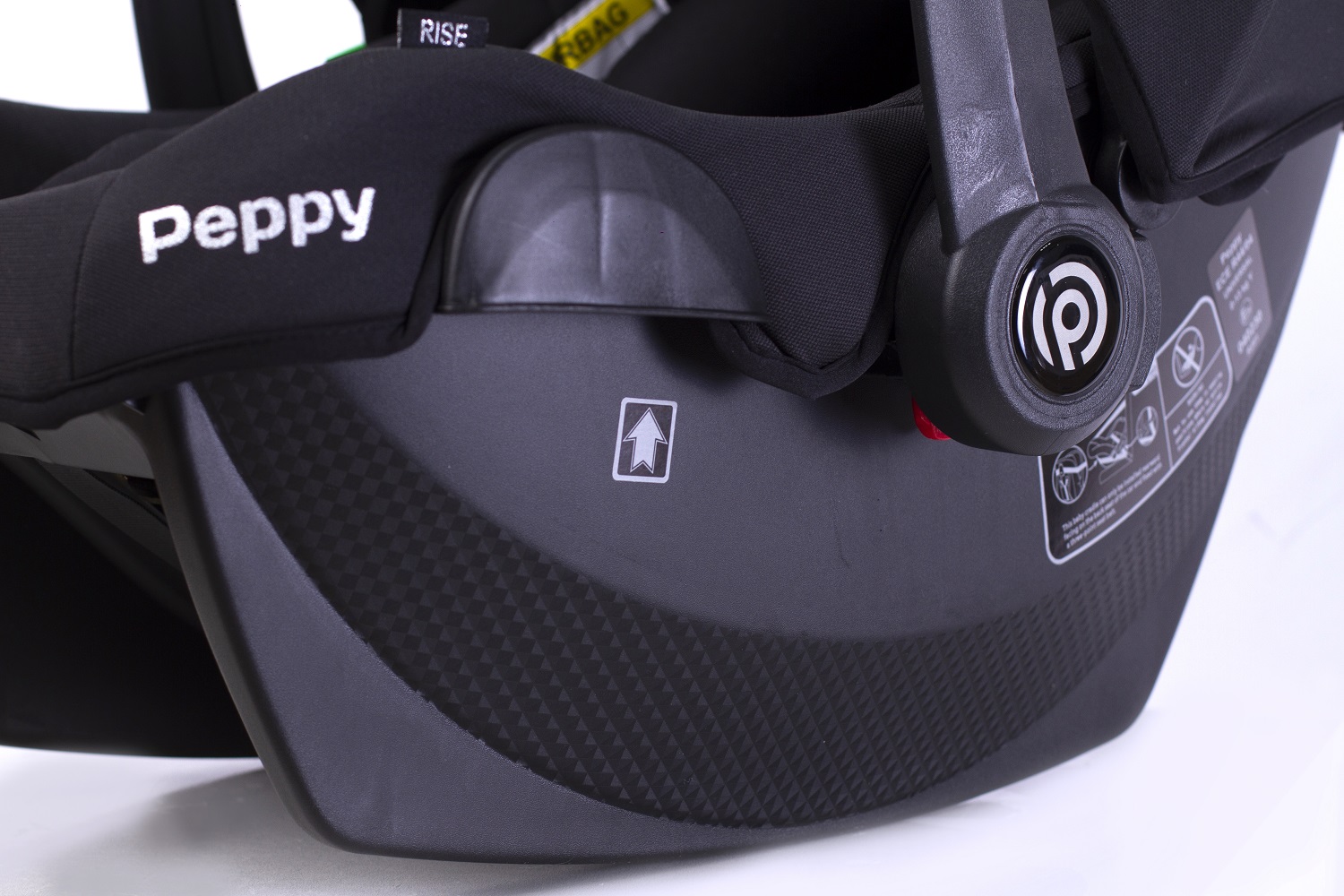 Автолюлька Peppy Rise (carbon) 40-87 см Black (черный) — изображение 12