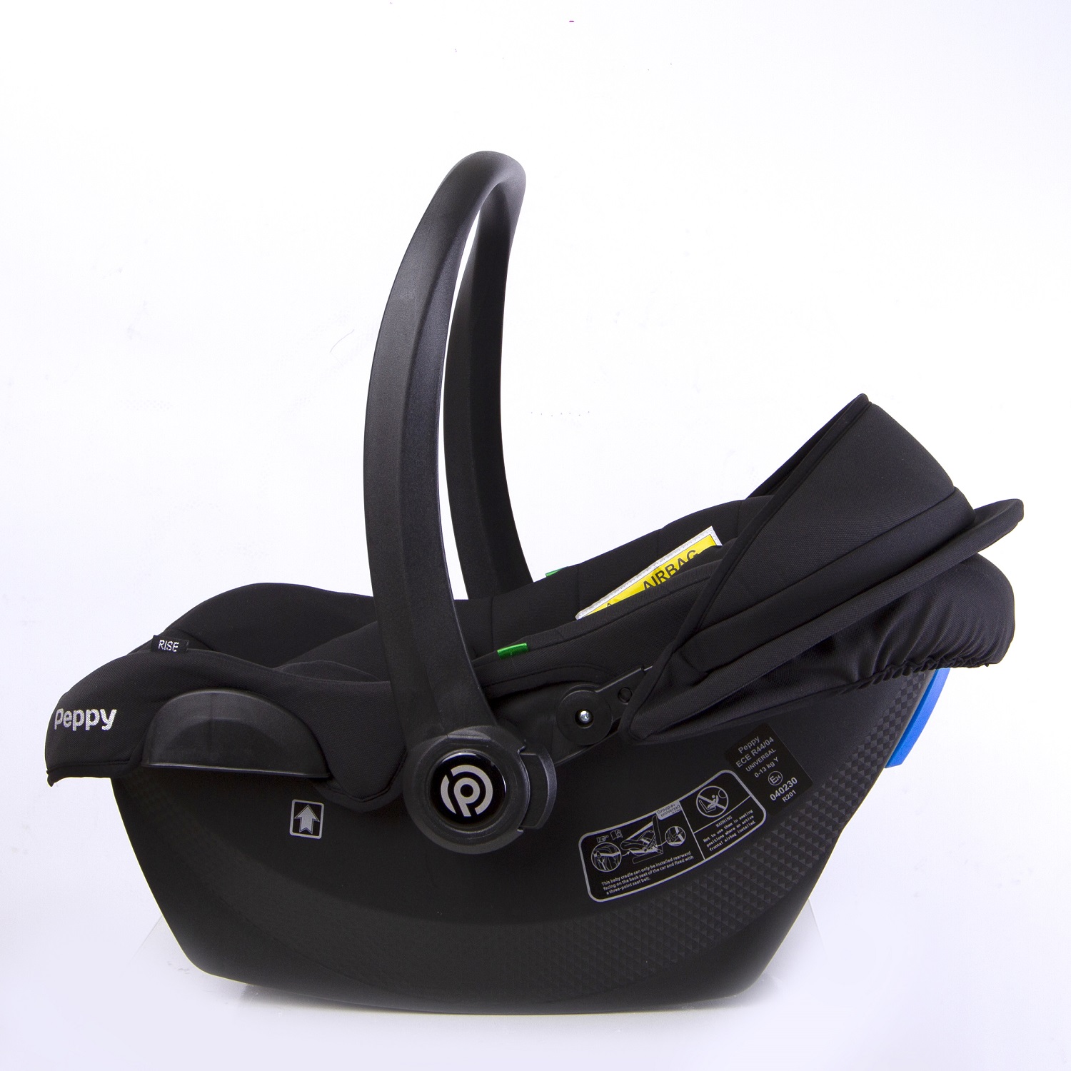 Автолюлька Peppy Rise (carbon) 40-87 см Black (черный) — изображение 13