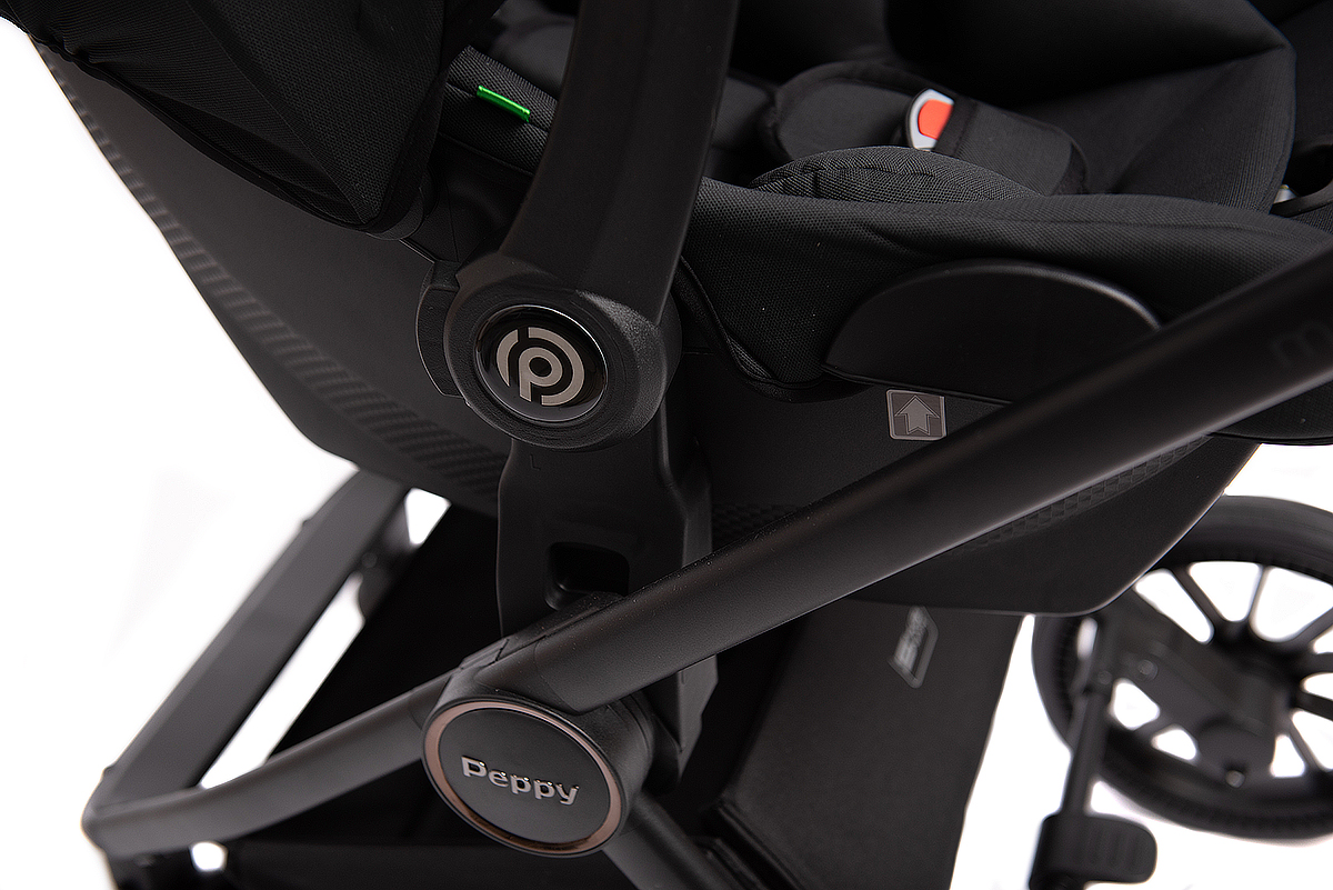 Автолюлька Peppy Rise (carbon) 40-87 см Black (черный) — изображение 7