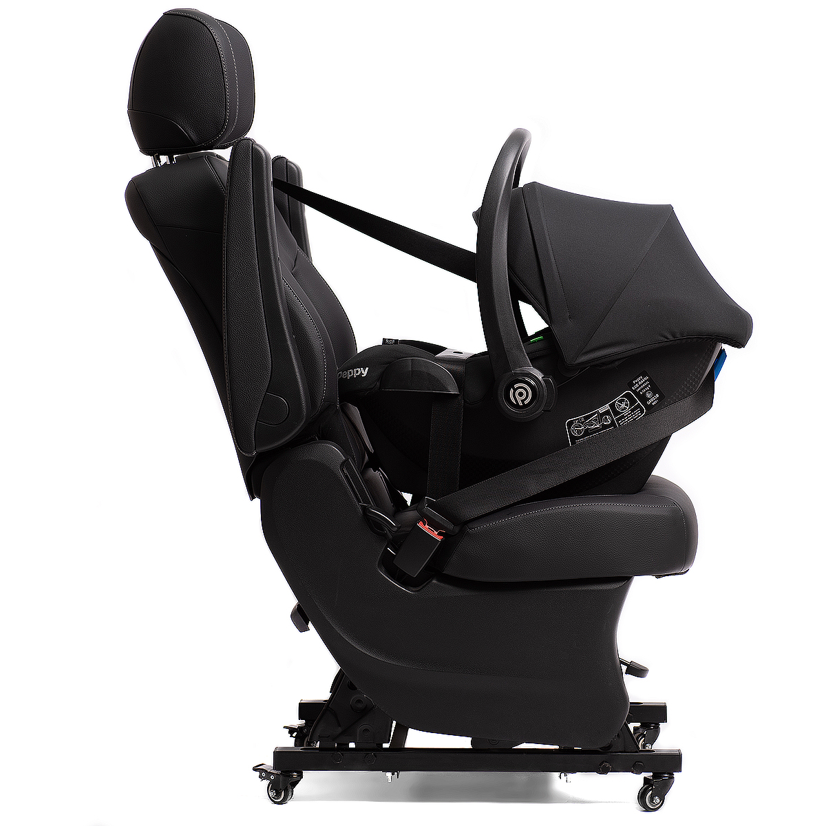 Автолюлька Peppy Rise (carbon) 40-87 см Black (черный) — изображение 8