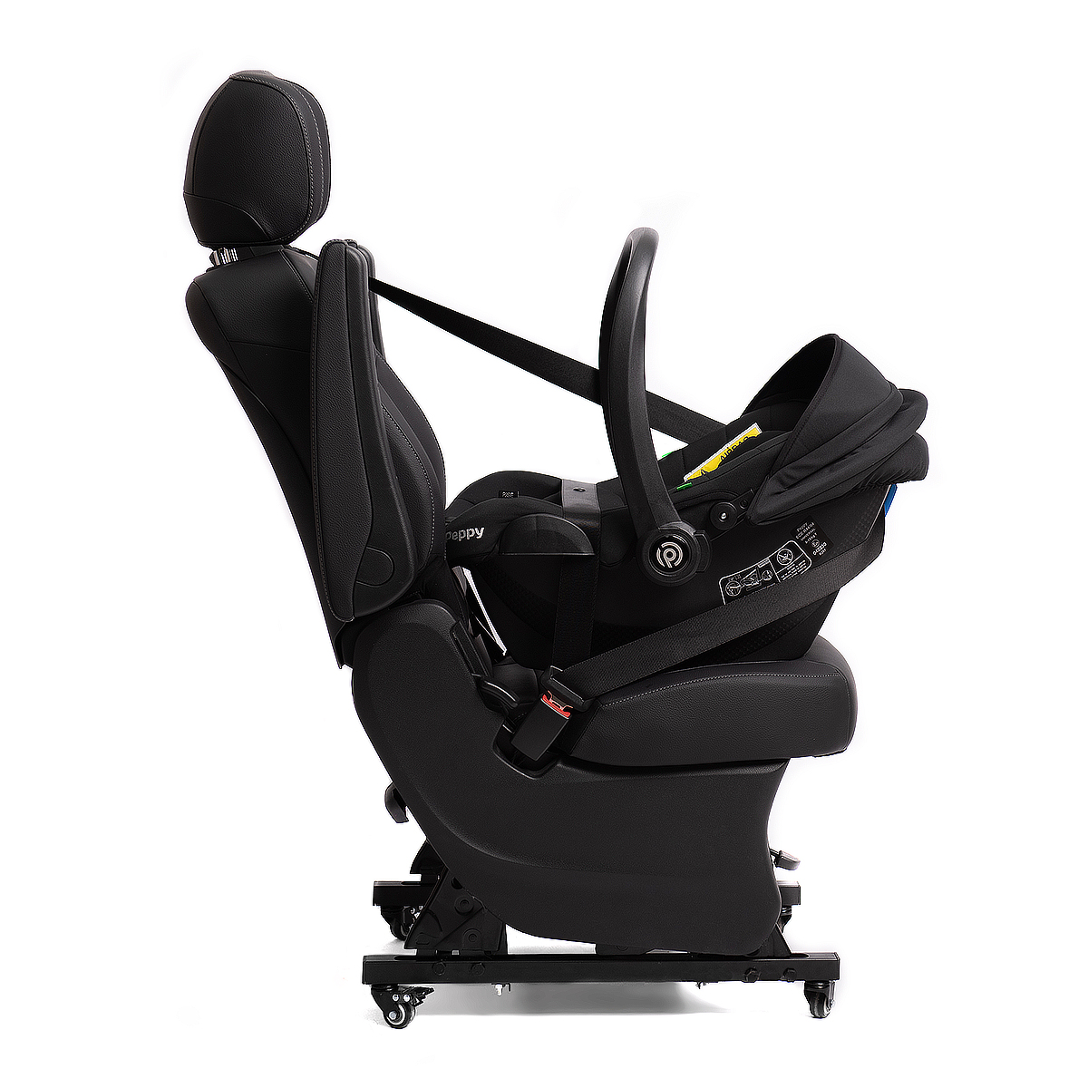 Автолюлька Peppy Rise (carbon) 40-87 см Black (черный) — изображение 6