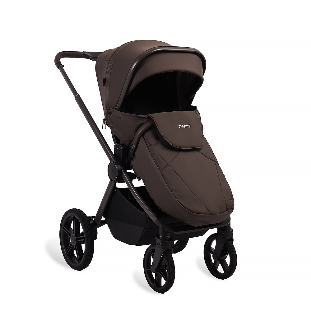 Коляска Peppy Soho 2 в 1 Brown (коричневый) — изображение 3