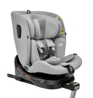 Автокресло Peppy UnoFix 0-36  I-Size 40-150 см Grey серый