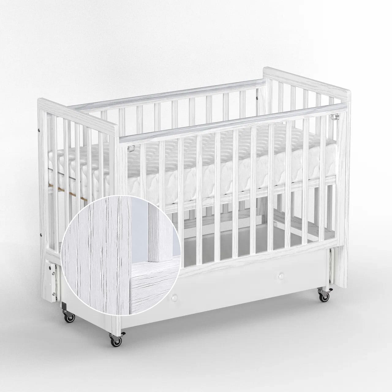 Кроватка Classic Sleep PREMIUM Белый — изображение 3